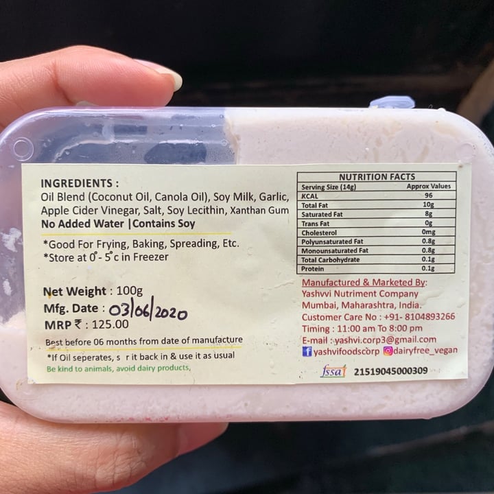 review photo of Homecraft Vegan Garlic Butter shared by @mitsubishi13 on 24 Jun 2020 - review