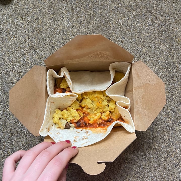 photo of The Plant Room Vegan Breakfast Burrito shared by @purplehazeey on  25 Jan 2020 - review