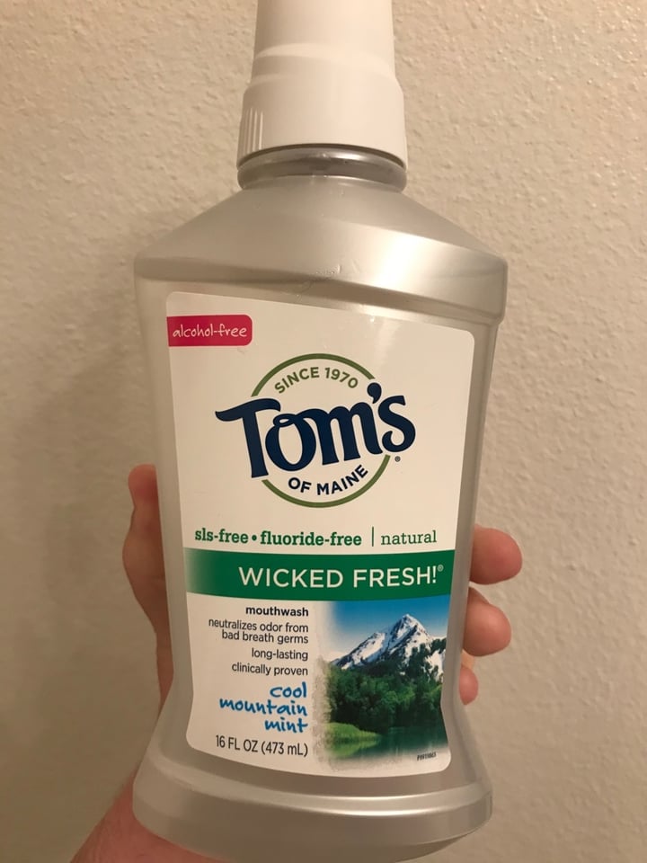 photo of Tom's of Maine Wicked Fresh Cool Mountain Mint Mouthwash shared by @natalierichardson on  12 Feb 2020 - review