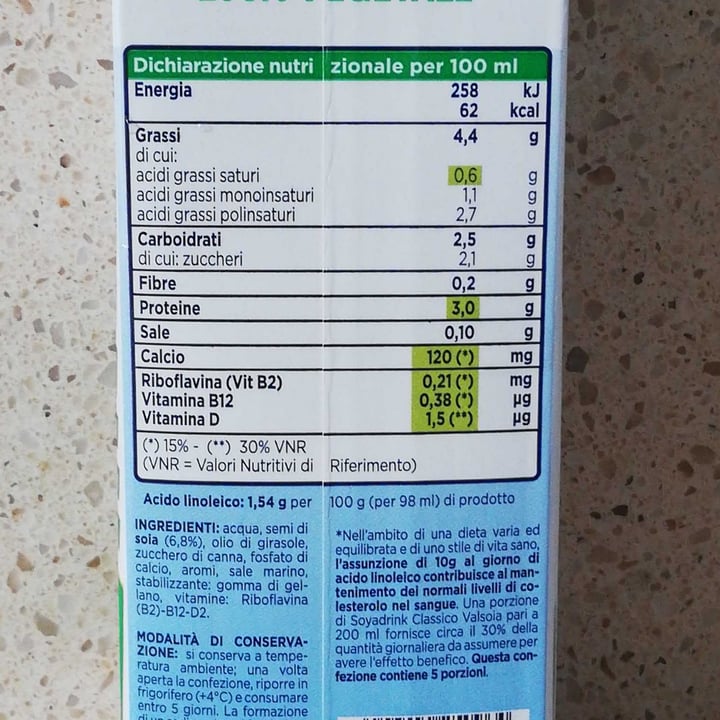 review photo of Valsoia Bevanda di soia classico shared by @dennibod on 11 Sep 2022 - review