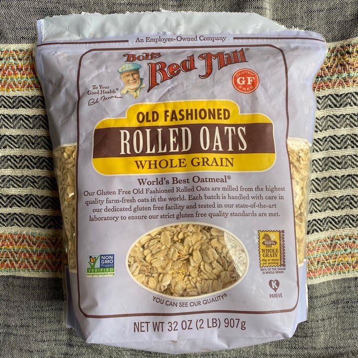 photo of Bob's Red Mill Organic Old Fashioned Rolled Oats Whole Grain shared by @curvycarbivore on  04 May 2021 - review