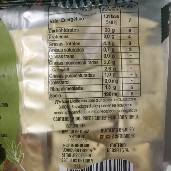 review photo of Canvas Crackers De Oliva Chía Y Lino shared by @camicamelo on 22 Dec 2021 - review