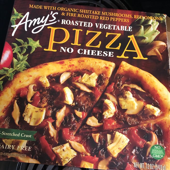 review photo of Amy’s Roasted Vegetable Pizza shared by @moonflora on 01 Oct 2020 - review