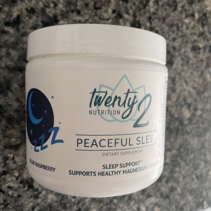 photo of Twenty2 Nutrition Peaceful Sleep shared by @sunshinestate2123 on  30 Jun 2021 - review