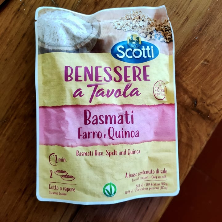 review photo of Riso Scotti Basmati Farro e Quinoa shared by @vegankiyo on 19 May 2022 - review