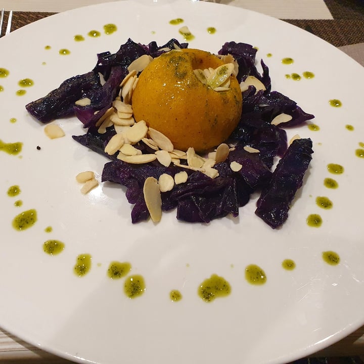 photo of La campana Tortino Di Polenta Con Cavolo Marinato E Lasagna Bianca Con Verdure E Besciamella Allo Zafferano shared by @mimma1968 on  02 Apr 2022 - review