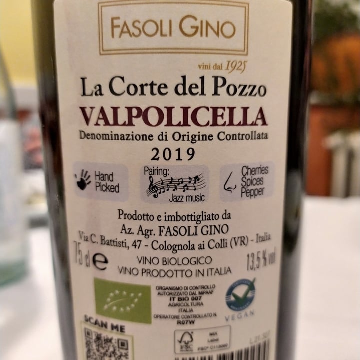 photo of Fasoli Gino "Corte del Pozzo" Valpolicella DOC shared by @dreamerelly on  18 Mar 2022 - review