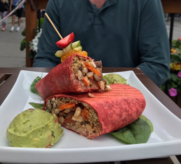 photo of Nourish Bistro Banff Beautiful Burrito shared by @kendallstephan on  04 Jul 2019 - review
