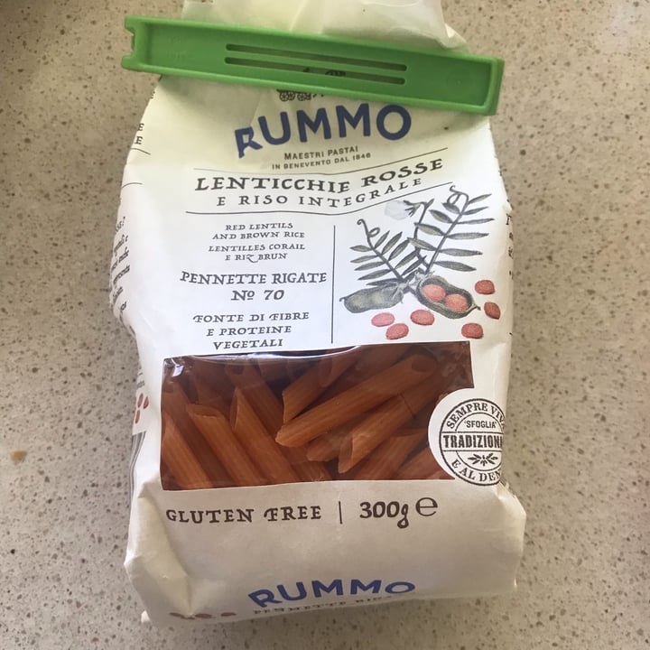 photo of Rummo Pasta di lenticchie rosse e riso integrale shared by @alessialuna on  17 May 2022 - review