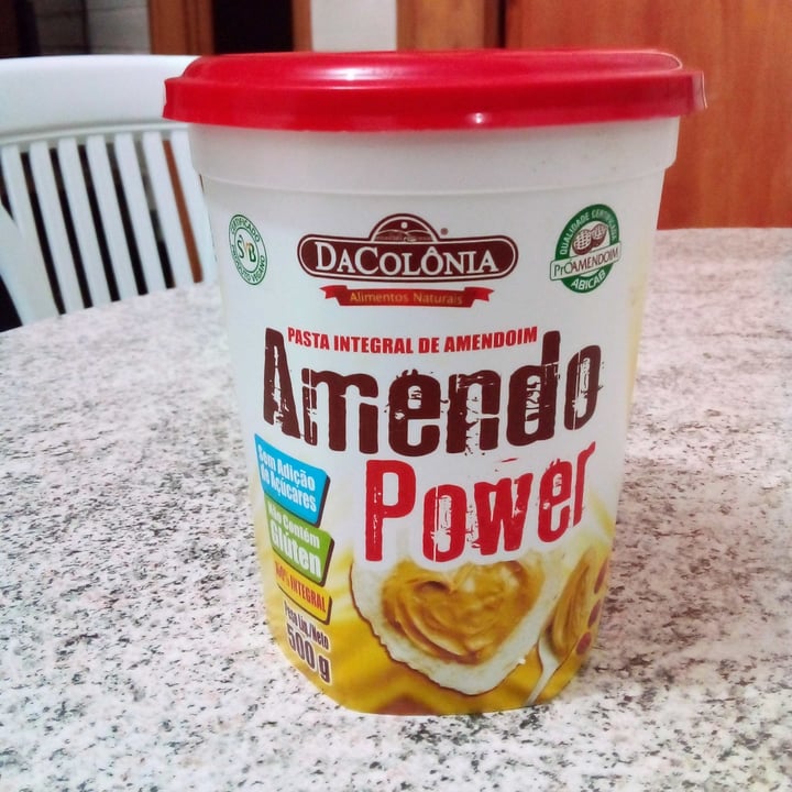photo of DaColônia pasta integral de amendoim shared by @kaiely on  07 Jun 2022 - review