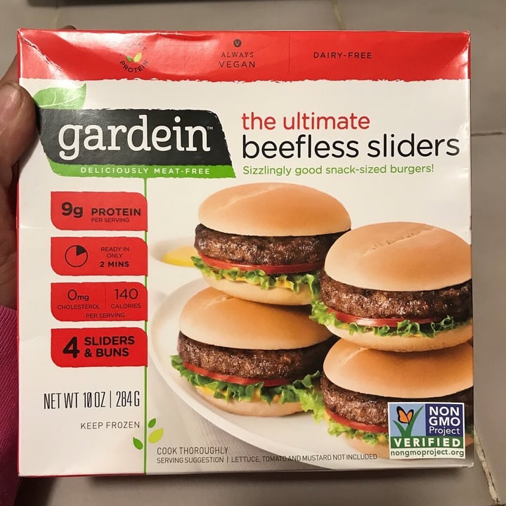 photo of Gardein The Ultimate Beefless Sliders shared by @calci-fer on  02 Mar 2020 - review
