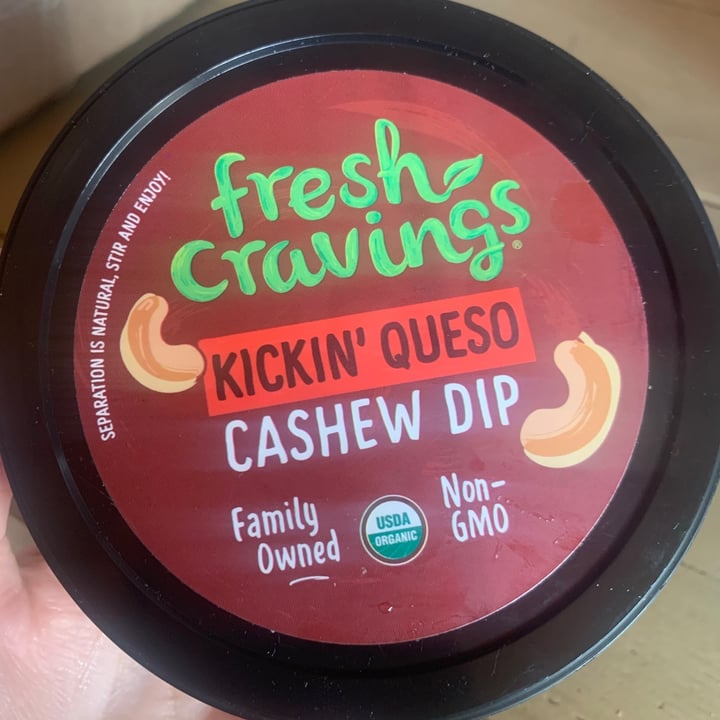 photo of Fresh Cravings Kickin’ Queso Cashew Dip shared by @embean on  05 Jun 2022 - review