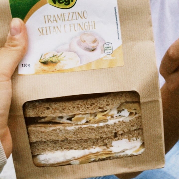 photo of Just Veg (ALDI España) tramezzino seitan e funghi shared by @alessandrafuriosa on  24 Feb 2022 - review