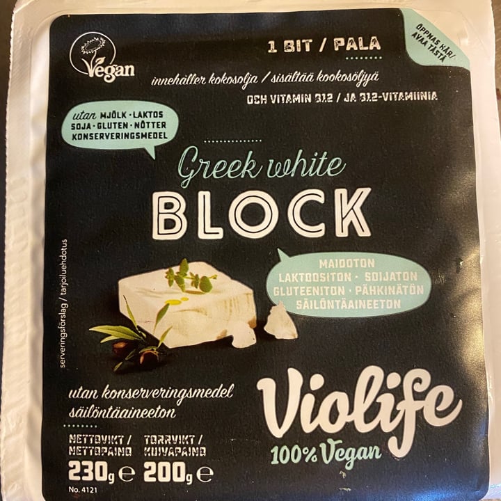 review photo of Violife Greek White (Block/Panetto) shared by @jesslourenco87 on 18 Feb 2021 - review