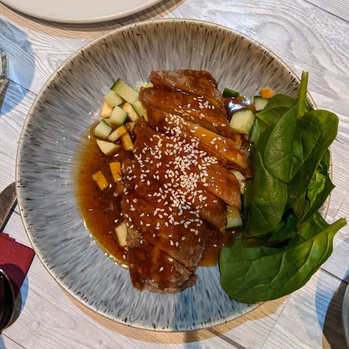 photo of Puti Vegan Cafe Vegan sliced duck served in teriyaki sauce shared by @katchan on  21 May 2022 - review
