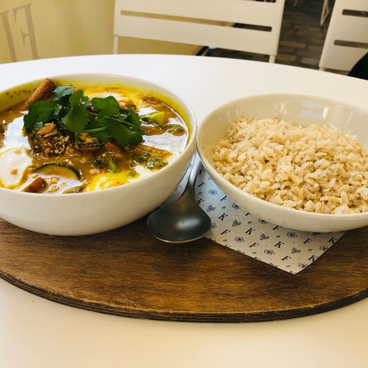 review photo of Flax and Kale La Roca Butternut Squash Malaysian Curry shared by @marionayogacadaques on 28 Dec 2021 - review