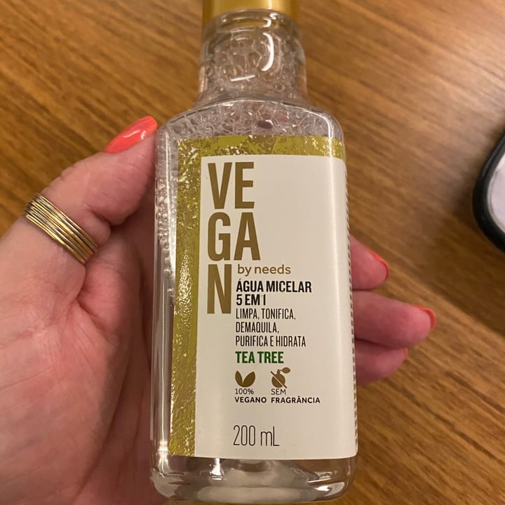 photo of Vegan by Needs Água Micelar 5 em 1 Tea Tree shared by @angela53 on  11 May 2022 - review