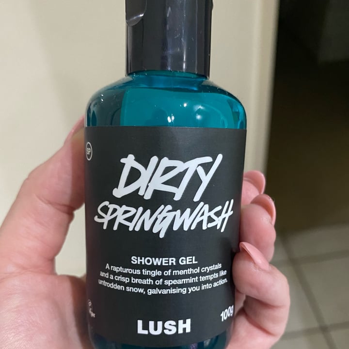 photo of LUSH Fresh Handmade Cosmetics Dirty Springwash Shower Gel shared by @arianemeschiatti on  23 Jul 2022 - review