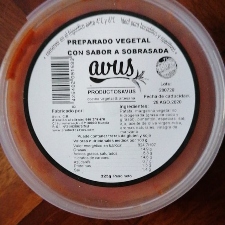 review photo of Avus Sobrasada shared by @galguichuli on 26 Jan 2021 - review