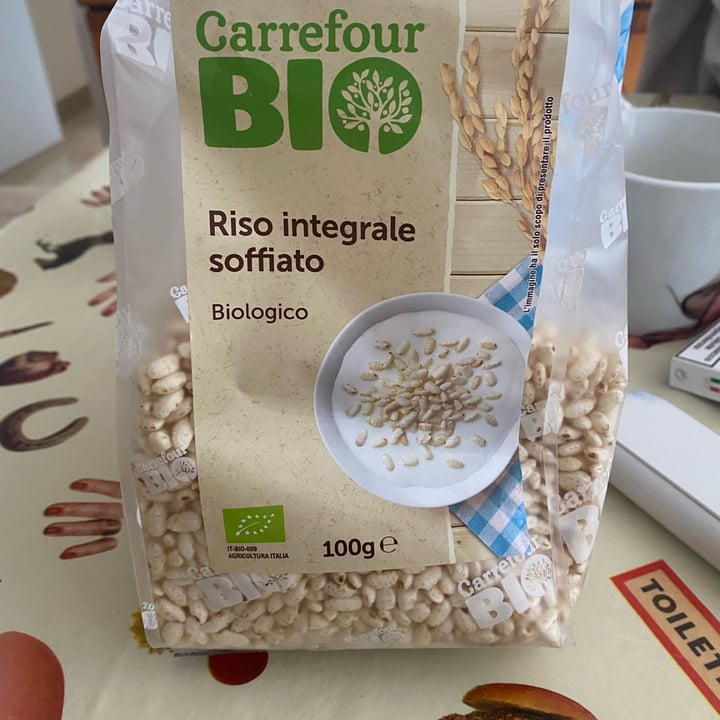 photo of Carrefour Bio Riso soffiato integrale shared by @camillamussini on  26 May 2022 - review