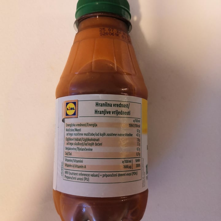 photo of Solevita Carrot juice with banana concentrate shared by @ilmirko on  06 Jun 2022 - review
