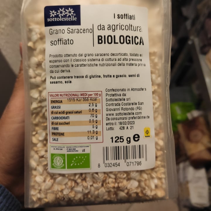 photo of Sottolestelle Soffiati grano saraceno shared by @alequa on  27 Jun 2022 - review