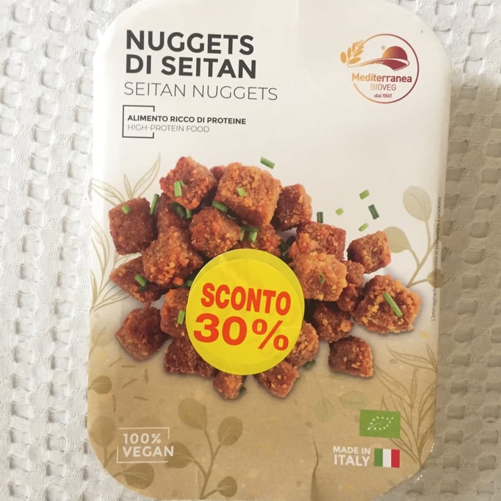 photo of Mediterranea BioVeg Nuggets di seitan shared by @verdemaggiorana on  14 May 2022 - review