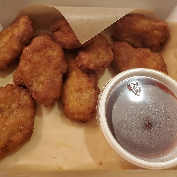 photo of Love Handle  Spiced Nuggets with BBQ Sauce shared by @crueltyfreetan on  18 Oct 2021 - review