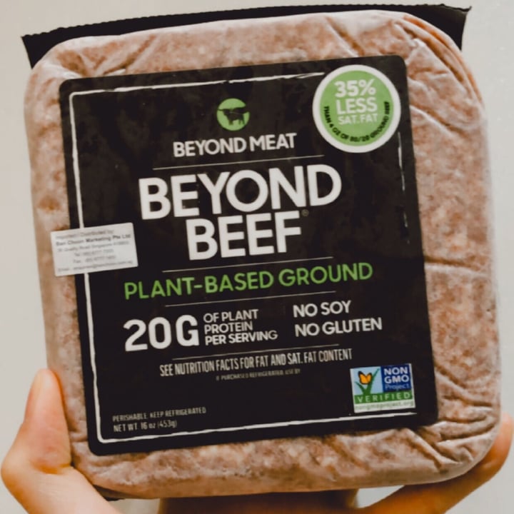 photo of Beyond Meat Beyond Beef Plant-Based Ground 20G shared by @jaeliew on  10 Dec 2020 - review