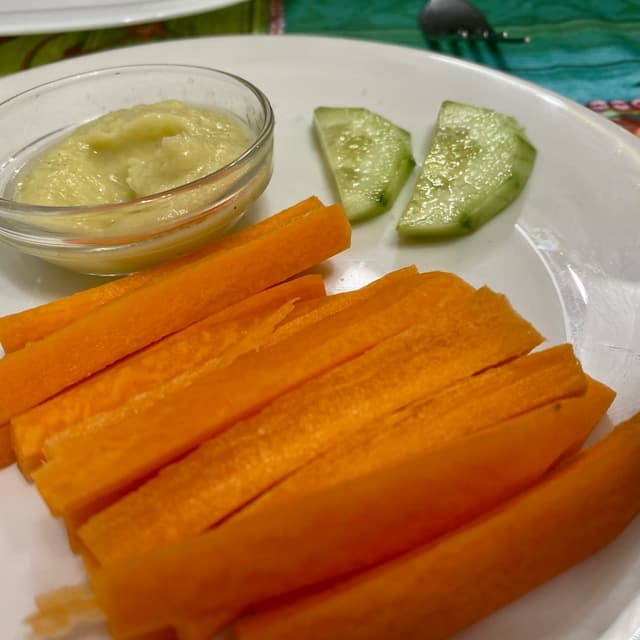 Foto do prato “Salsa telo's con crudités”