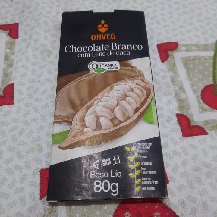 photo of Onveg Chocolate Branco Com leite De Coco shared by @ricardoguerra15 on  18 Apr 2022 - review