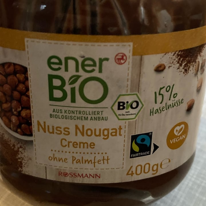 photo of Rossmann Ener Bio Nuss Nougat Creme shared by @chiaracrs on  16 Mar 2022 - review