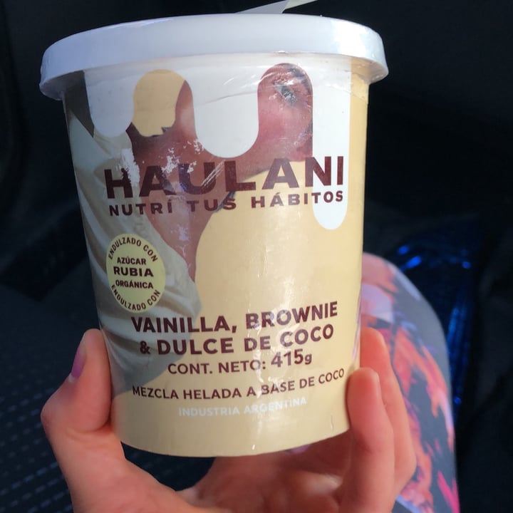 photo of Haulani Helado Vainilla, Brownie y Dulce de coco shared by @aranetalola on  02 Dec 2020 - review