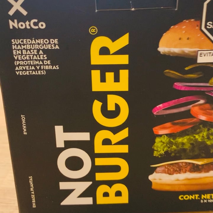photo of NotCo Not Burger shared by @alegris on  23 Jul 2022 - review