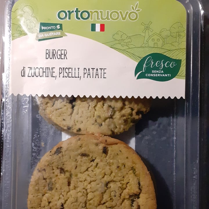 photo of Ortonuovo Burger Di Zucchine Piselli E Patate shared by @perasperaadastra on  23 Oct 2022 - review