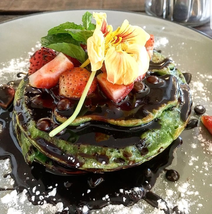 review photo of Cafe Organic Matcha Pancake shared by @tgonuts on 24 Nov 2019 - review