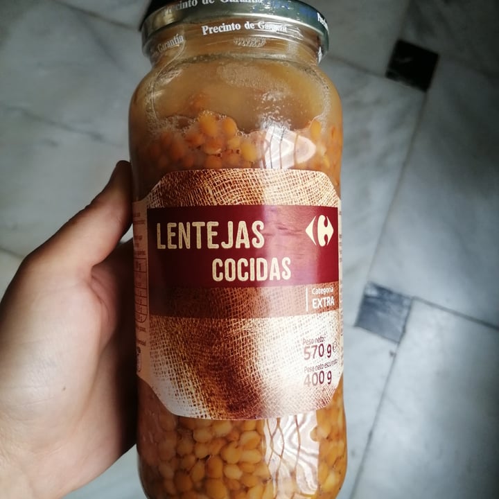review photo of Carrefour Lentejas cocidas shared by @marangela98 on 21 Mar 2022 - review