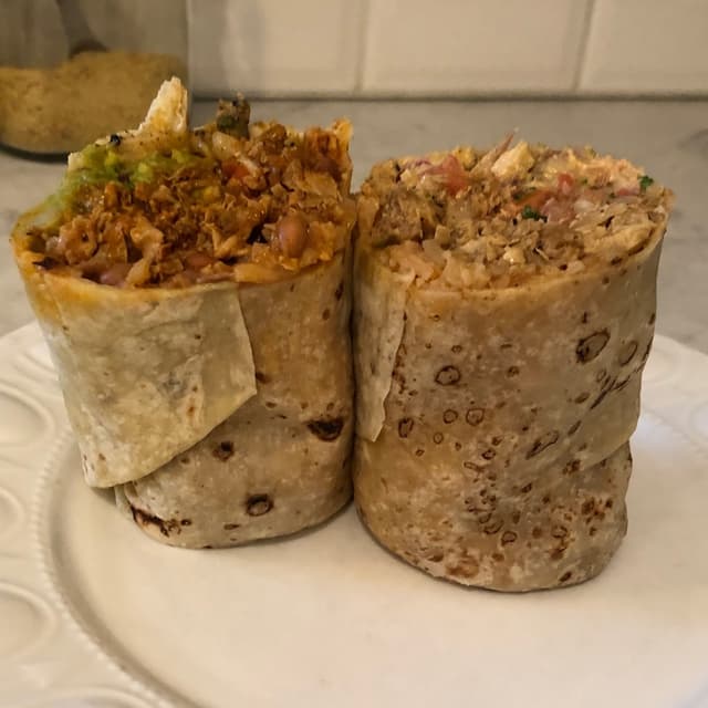 Foto del piatto “Big Vegan Burrito w/ Carnitas”