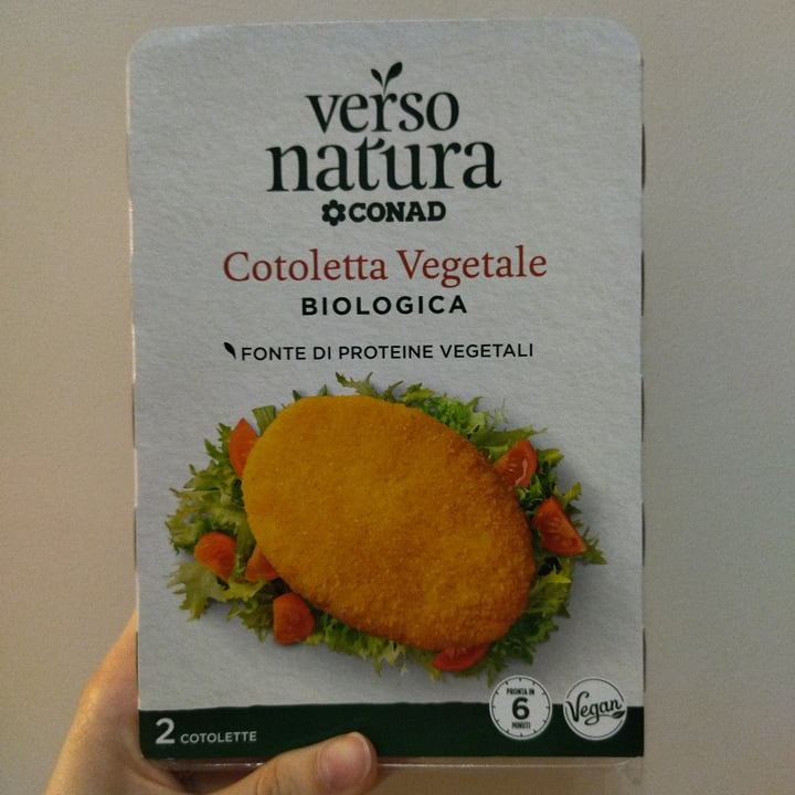 photo of Verso Natura Conad Veg Cotoletta Vegetale Biologica shared by @martinadigabriele on  13 Oct 2022 - review