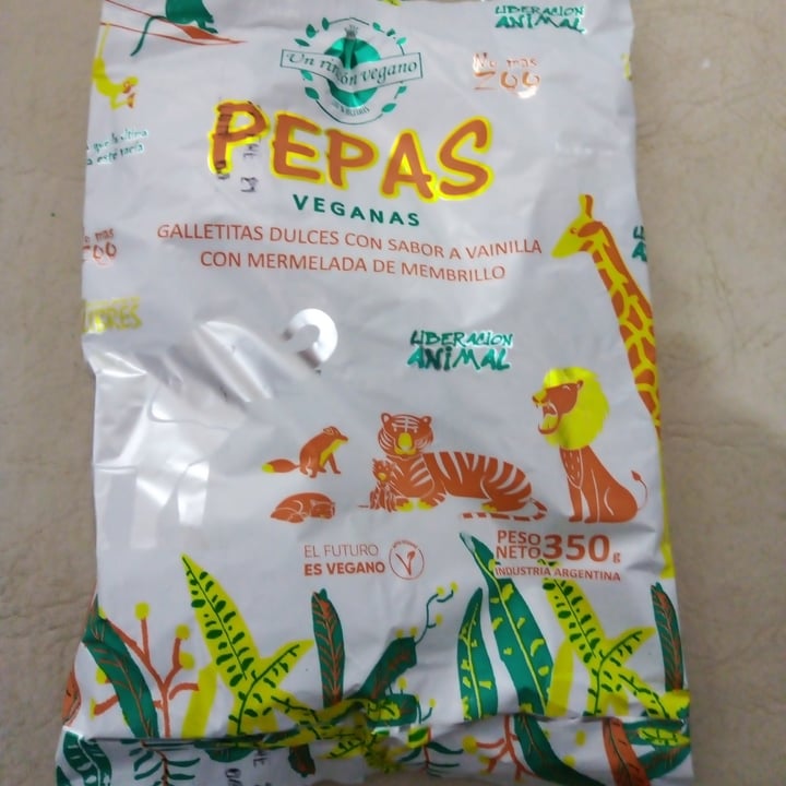 review photo of Un Rincón Vegano Pepas Galletitas Dulces con Sabor a Vainilla con Mermelada de Membrillo shared by @camixpole on 01 May 2020 - review