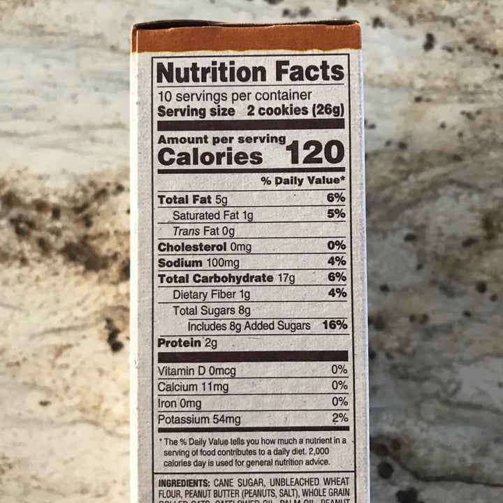 photo of Back to Nature Peanut Butter Creme Cookies shared by @dianna on  22 Nov 2020 - review