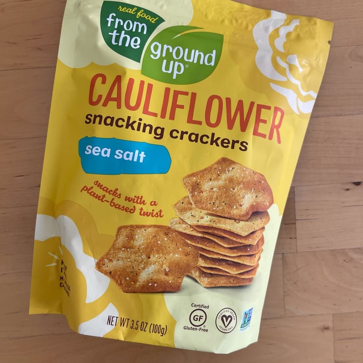 photo of Real Food From The Ground Up Cauliflower Crackers Sea Salt shared by @kshade27 on  13 May 2022 - review