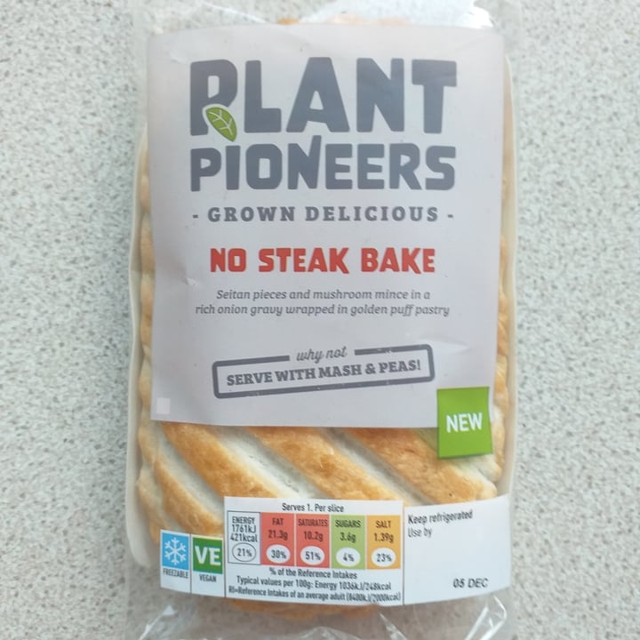 photo of Plant Pioneers No steak bake shared by @klavina on  10 Dec 2021 - review