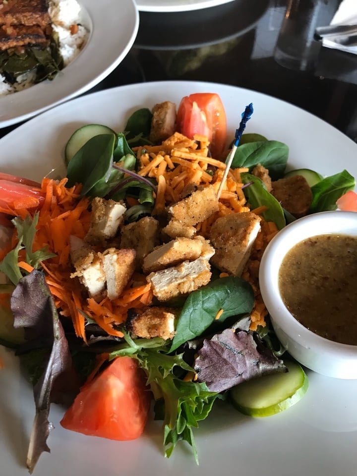 photo of Ethos Vegan Kitchen Crispy Chickun Salad shared by @saturnmilk on  14 Jan 2020 - review