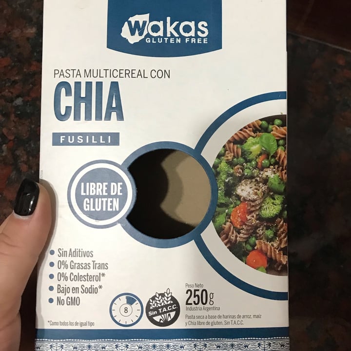 photo of Wakas Pasta Multicereal con Chia shared by @chocoamargo on  08 Nov 2022 - review