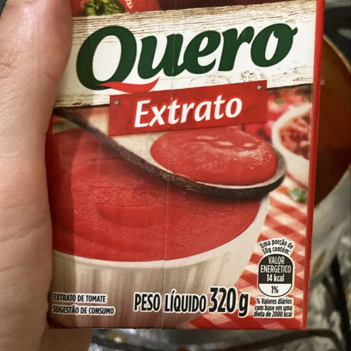 photo of Quero Extrato de Tomate shared by @euvivoparacomer on  23 Dec 2021 - review