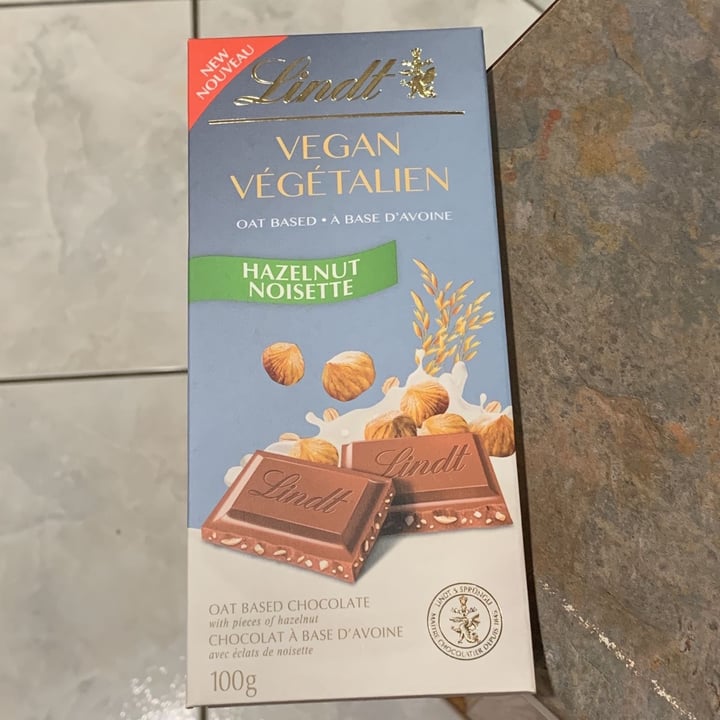 photo of Lindt Vegan Hazelnut shared by @annacres on  20 Feb 2022 - review