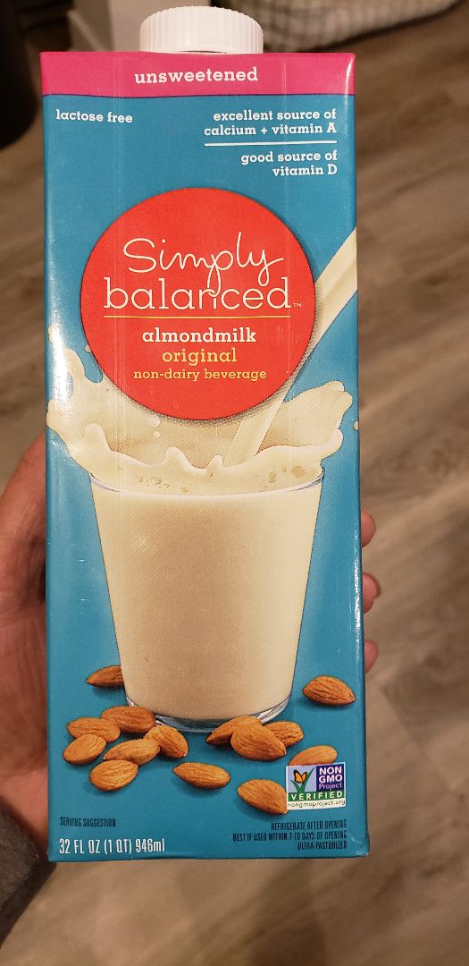 Simply Balanced almondmilk original Reviews | abillion