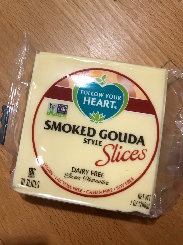 photo of Follow your Heart Smoked Gouda Style Slices shared by @curvycarbivore on  17 Feb 2020 - review