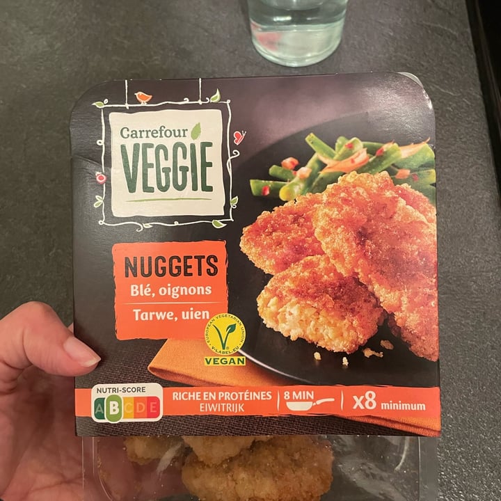 photo of Carrefour  Nuggets blé oignon shared by @vannsantos on  19 Apr 2022 - review